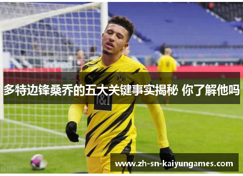 多特边锋桑乔的五大关键事实揭秘 你了解他吗 多特边锋桑乔的五大关键事实揭秘 你了解他吗