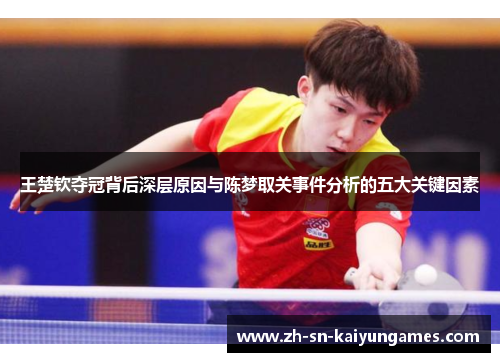 王楚钦夺冠背后深层原因与陈梦取关事件分析的五大关键因素